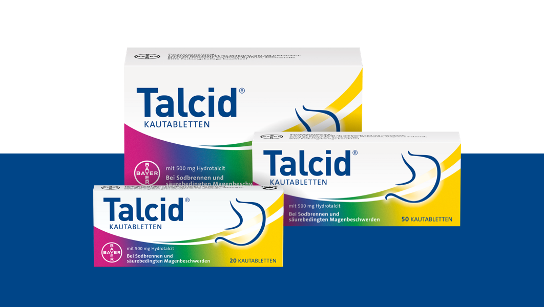Talcid® Kautabletten Packungsgrößen
