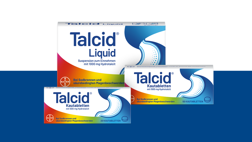 Talcid® Kautabletten Packungsgrößen